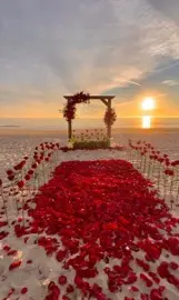 Romantic Beach Proposal Idea GUMI events: Proposal Idea with the sunset